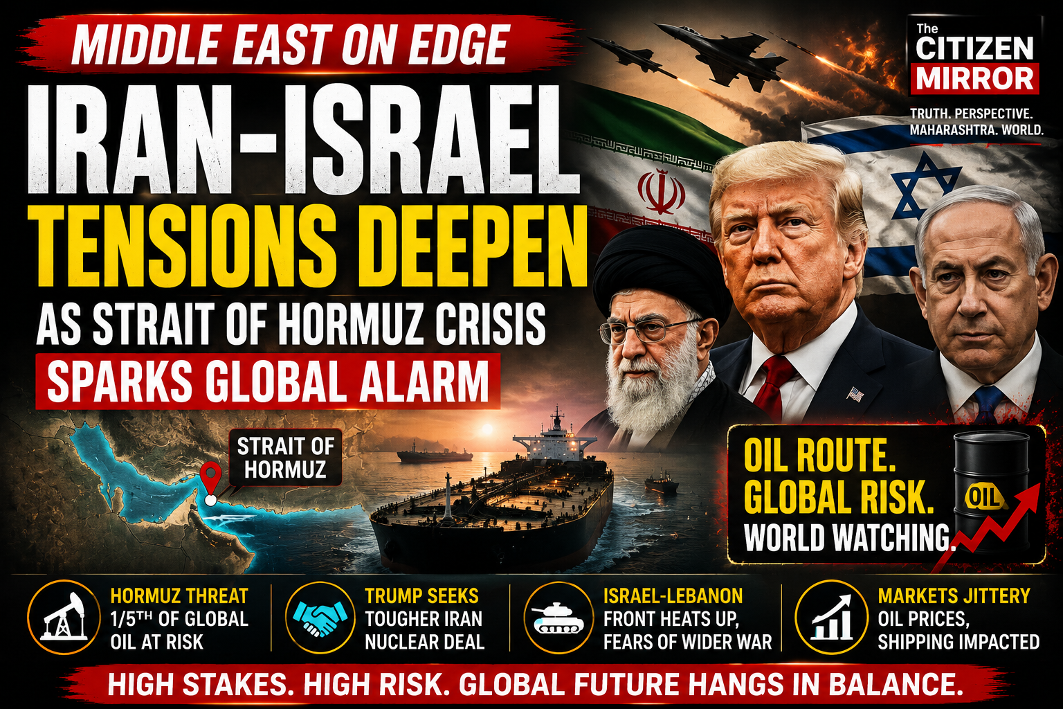 Middle East on Edge: Iran-Israel Tensions Deepen as Strait of Hormuz Crisis Sparks Global Alarm